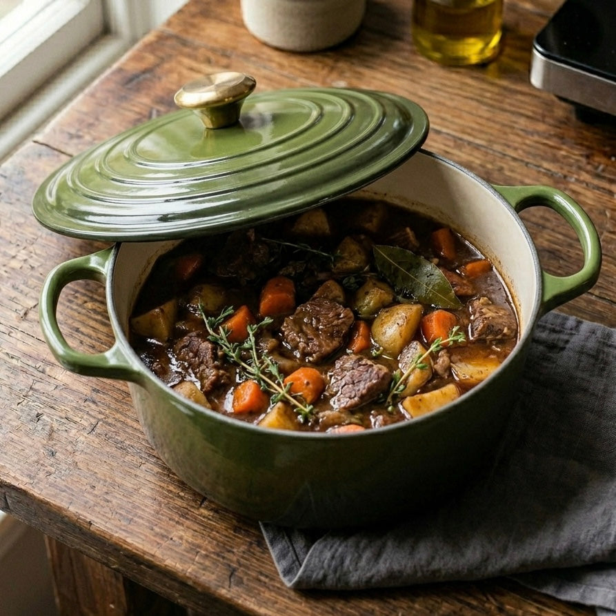 Le Classic Enamelled Cast Iron Casserole Dish (4.2 L)